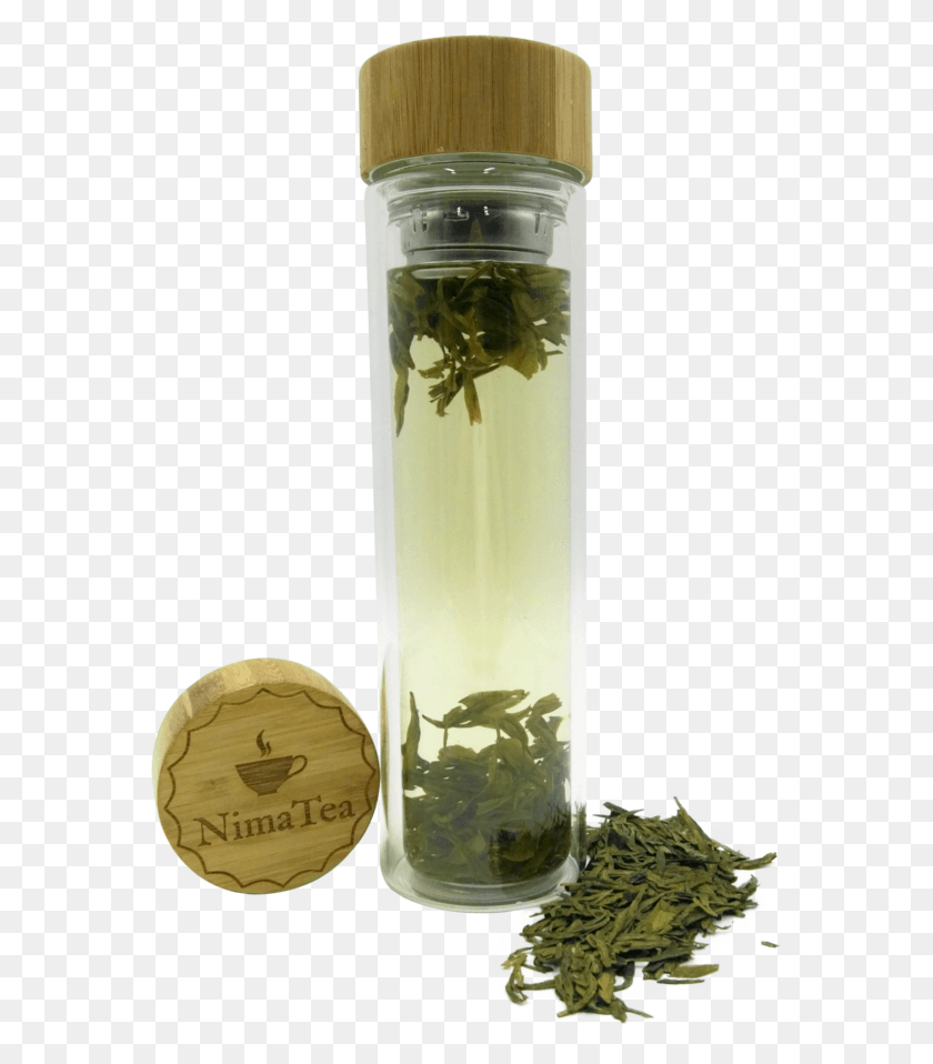 569x898 Nimatea Glass Infuser With Bamboo Lid Hyson, Potted Plant, Plant, Vase HD PNG Download