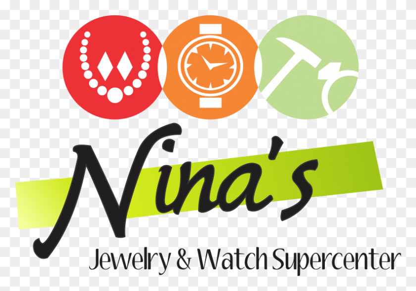 790x536 Ninas Jewelry Repair Amp Watch Battery Store Tamarac Ninas Logo, Label, Text, Symbol HD PNG Download