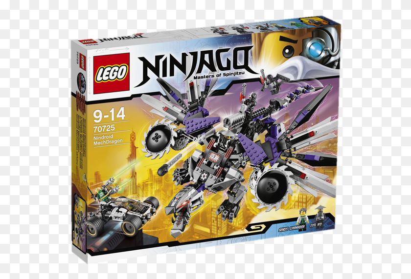 556x512 Nindroid Mechdragon Lego Ninjago Sensei Garmadon Sets, Machine, Wheel, Engine HD PNG Download