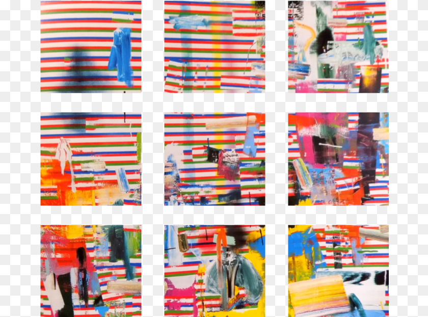 685x622 Nine Print Squares Tomory Dodge, Art, Collage, Modern Art, Painting PNG