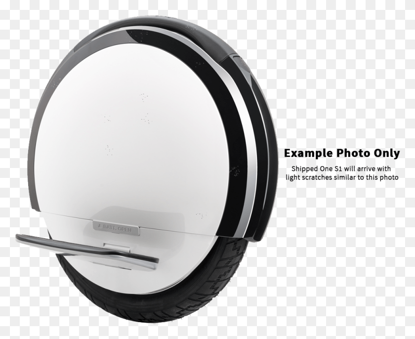 982x789 Ninebot One S1 By Segway White Circle, Helmet, Clothing, Apparel HD PNG Download