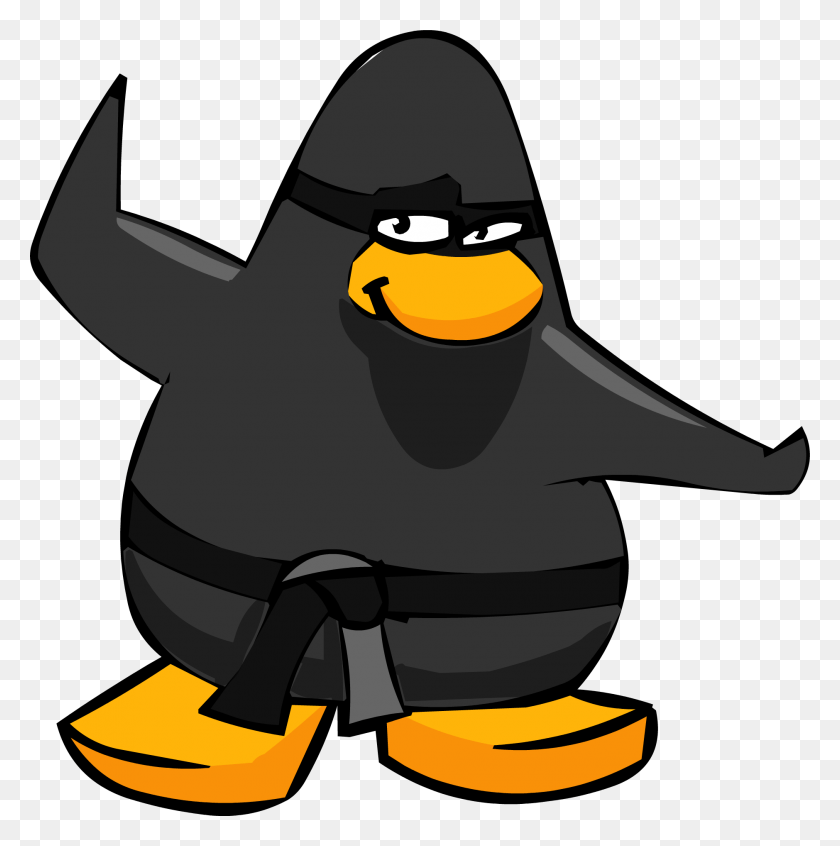 1879x1894 Ninja Clipart File Discord Pictures For Profile, Penguin, Bird, Animal HD PNG Download