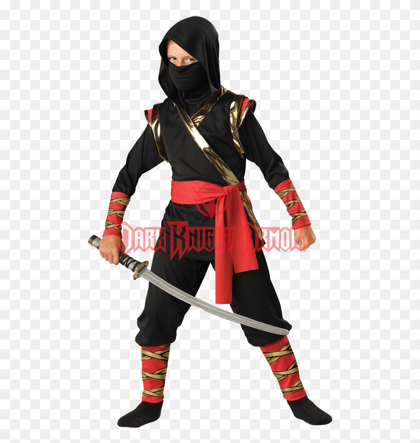 491x827 Ninja Costume Ninja Costumes For Boys, Person, Human, Samurai HD PNG Download