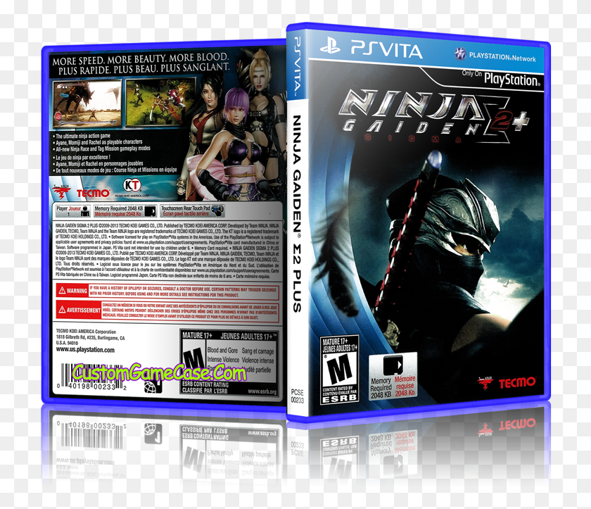 728x663 Ninja Gaiden Sigma Plus 2 Sony Playstation Ps Vita Ninja Gaiden Sigma 2, Persona, Humano, Casco Hd Png