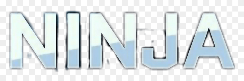 1024x291 Ninja Logo Fortnite Games Streamer Stream Twitch Graphics, Alphabet, Text, Number HD PNG Download