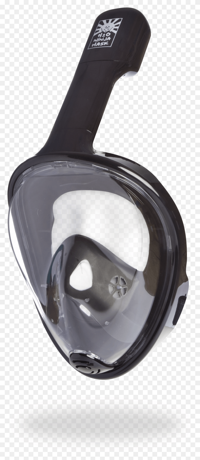 1006x2417 Ninja Mask Full Face Snorkeling Mask Nindzya Maska Dlya Vodi, Helmet, Clothing, Apparel HD PNG Download