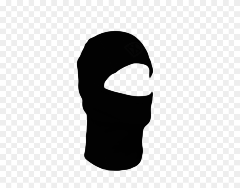 Ninja Mask Solid Color Cold Gear, Silhouette Transparent PNG