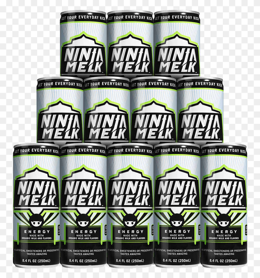 759x838 Ninja Melk, Tin, Can, Alcohol HD PNG Download