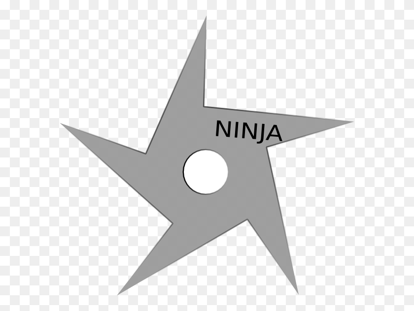 600x572 Ninja Star Chinese Throwing Stars Template, Star Symbol, Symbol, Airplane HD PNG Download