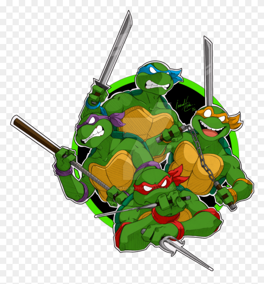 781x846 Ninja Turtles Image With Transparent Background Illustration, Outdoors, Plant, Animal HD PNG Download