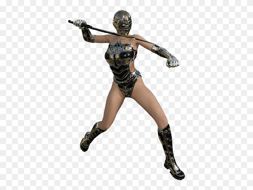 394x573 Descargar Png / Ninja Warrior Fighter Personaje Assassin Combat Dancer, Persona, Human, Dance Pose Hd Png