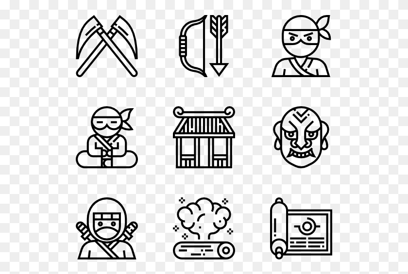 529x505 Ninja Work Icon, Gray, World Of Warcraft HD PNG Download