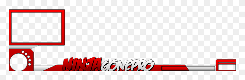 916x254 Ninjagonepro Overlay Coquelicot, Text, Alphabet, Symbol HD PNG Download
