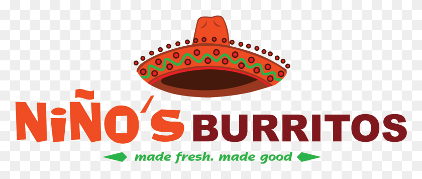 1789x679 Ninos Burritos Logo, Clothing, Apparel, Sombrero HD PNG Download