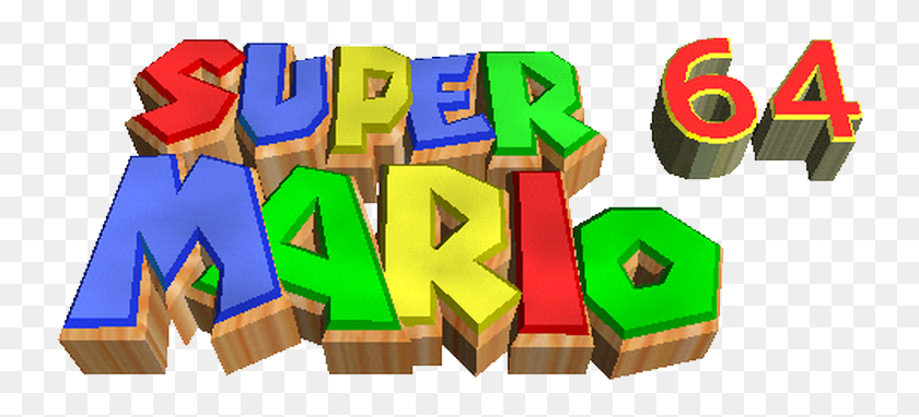 744x322 Логотип Nintendo 64 Super Mario 64 Siivagunner, Текст, Число, Символ Hd Png Скачать