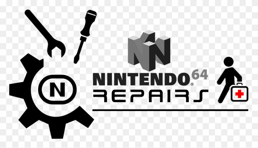 838x453 Descargar Png / Nintendo 64 N64 Reparaciones De Nintendo, Persona, Texto Hd Png