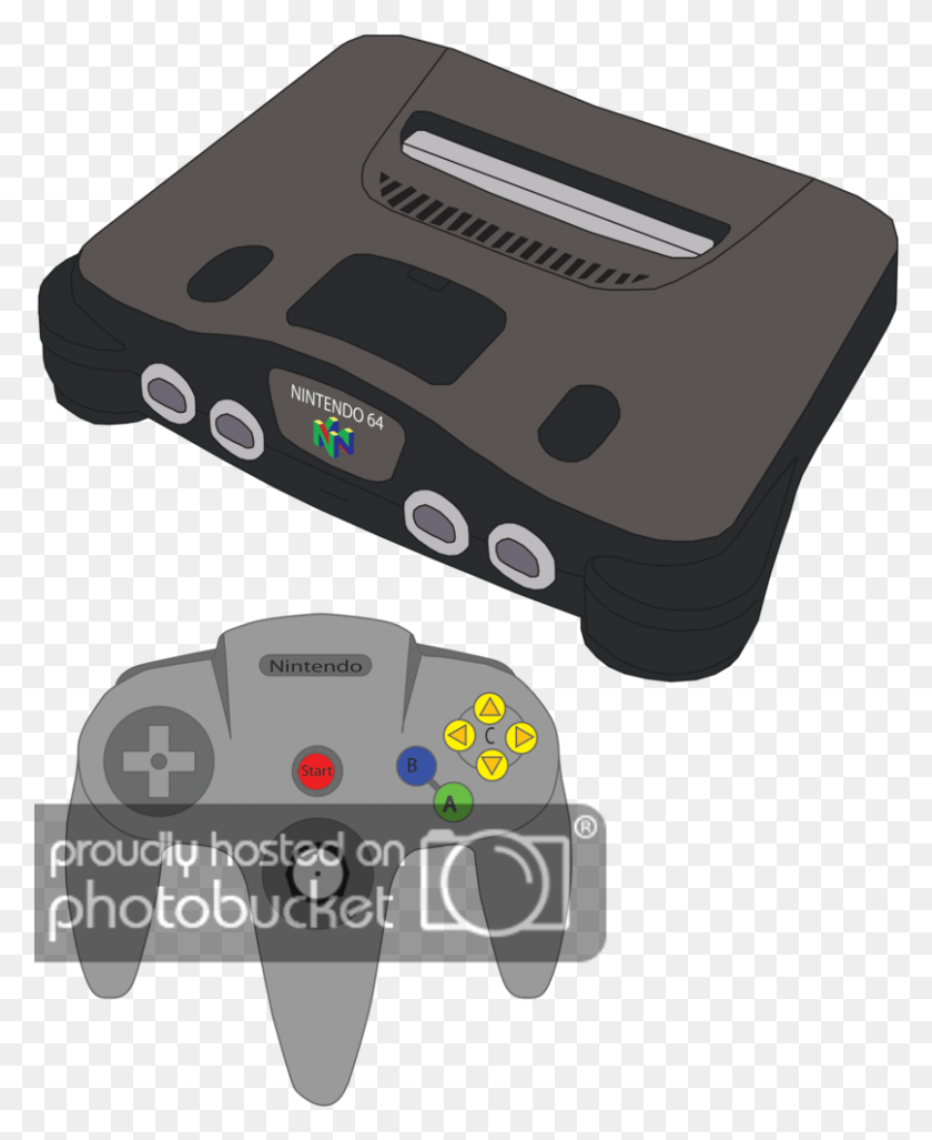 807x1001 Nintendo 64, Nintendo, Electrónica, Reproductor De Cinta, Amplificador, Hd Png