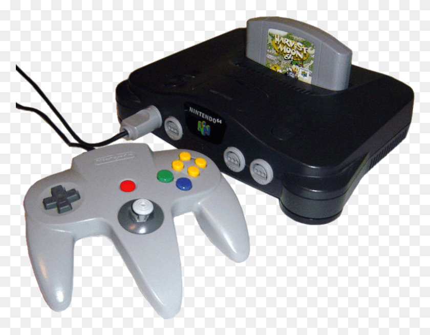796x607 Nintendo 64 Nintendo 64 Без Фона, Джойстик, Электроника, Видеоигры Png Скачать
