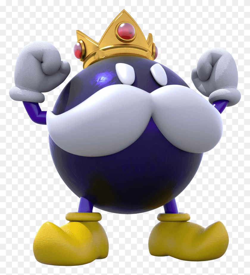 2678x2972 Nintendo Fanon Wiki Super Mario King Bob Omb, Игрушка, Животное, Сфера, Hd Png Скачать