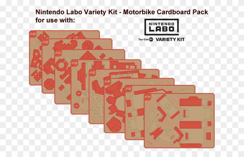 640x480 Nintendo Labo Cardboard, Plot, Diagram, Plan HD PNG Download