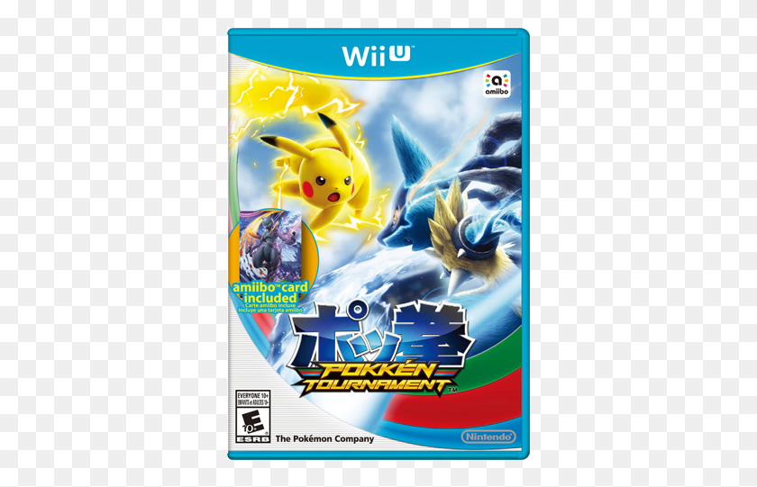 337x481 Nintendo Store Pokken Tournament Wii U Cover, Dvd, Disk HD PNG Download