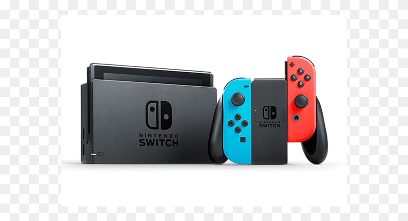 591x396 Nintendo Switch Nintendo Switch Синий Красный, Электроника, Ipod, Экран Hd Png Скачать