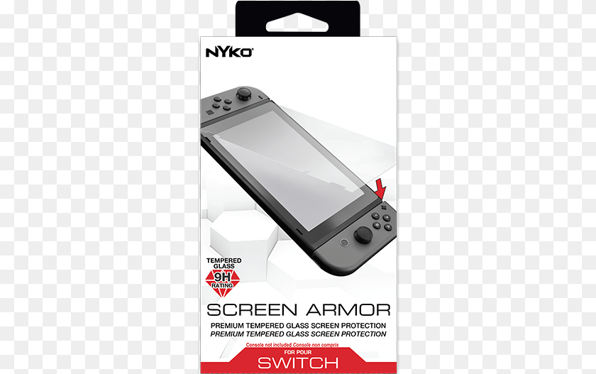 286x527 Nintendo Switch Screen Protector Nyko, Electronics, Mobile Phone, Phone, Advertisement PNG