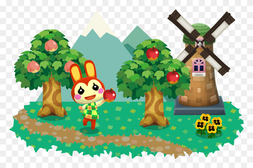 1627x1039 Ninth Gyroidite Scavenger Hunt Now Underway In Animal Animal Crossing Pocket Camp Gif, Plant, Tree, Vegetation HD PNG Download