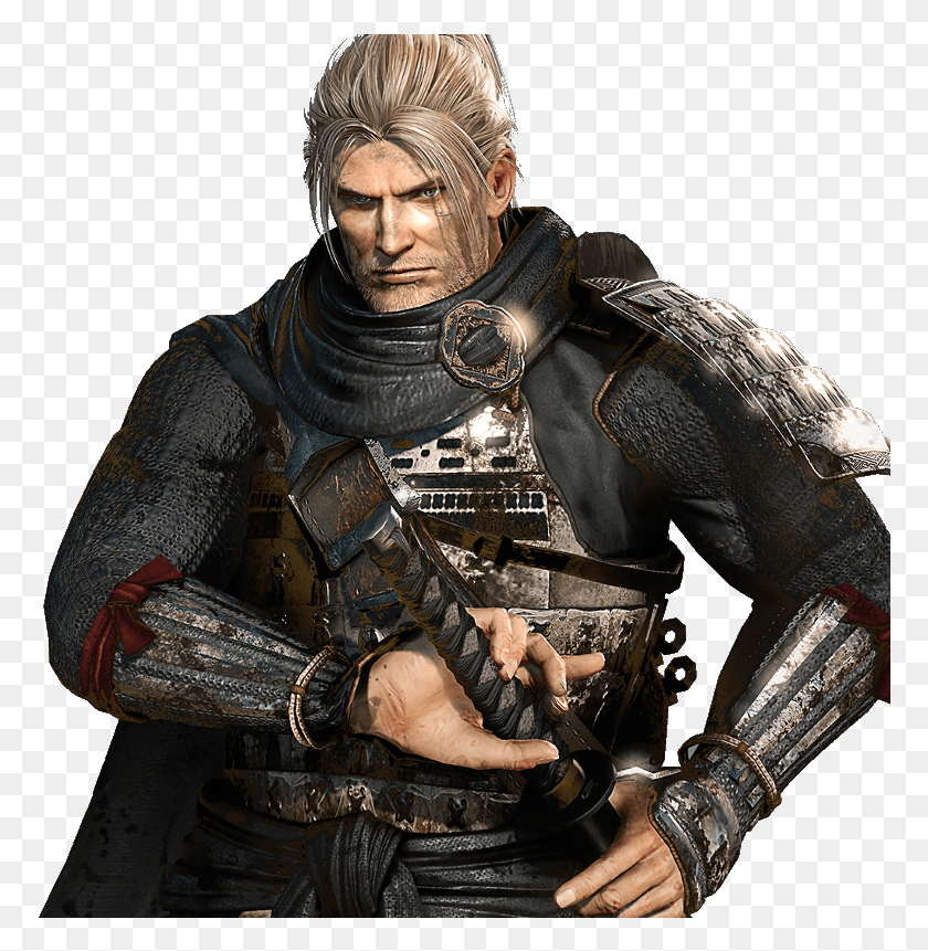 772x801 Nioh William, Person, Human, Armor HD PNG Download