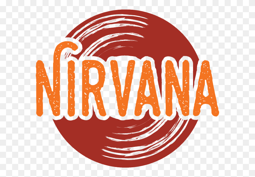 607x523 Nirvana Graphic Design, Word, Text, Logo HD PNG Download