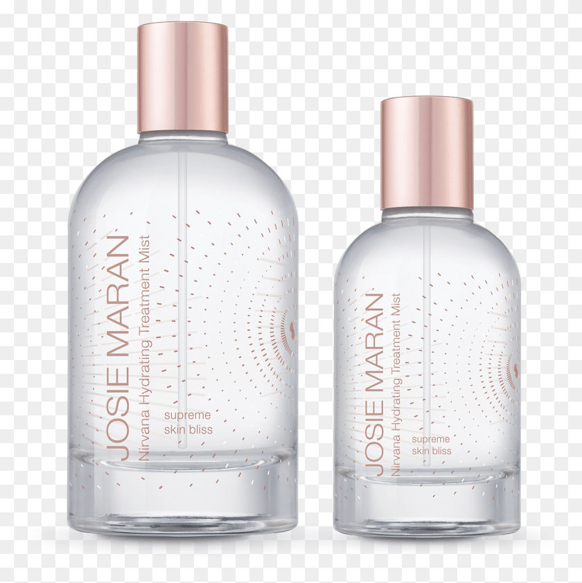 1244x1248 Nirvana Hydrating Mist Duo Glass Bottle, Lotion, Shampoo, Cosmetics HD PNG Download