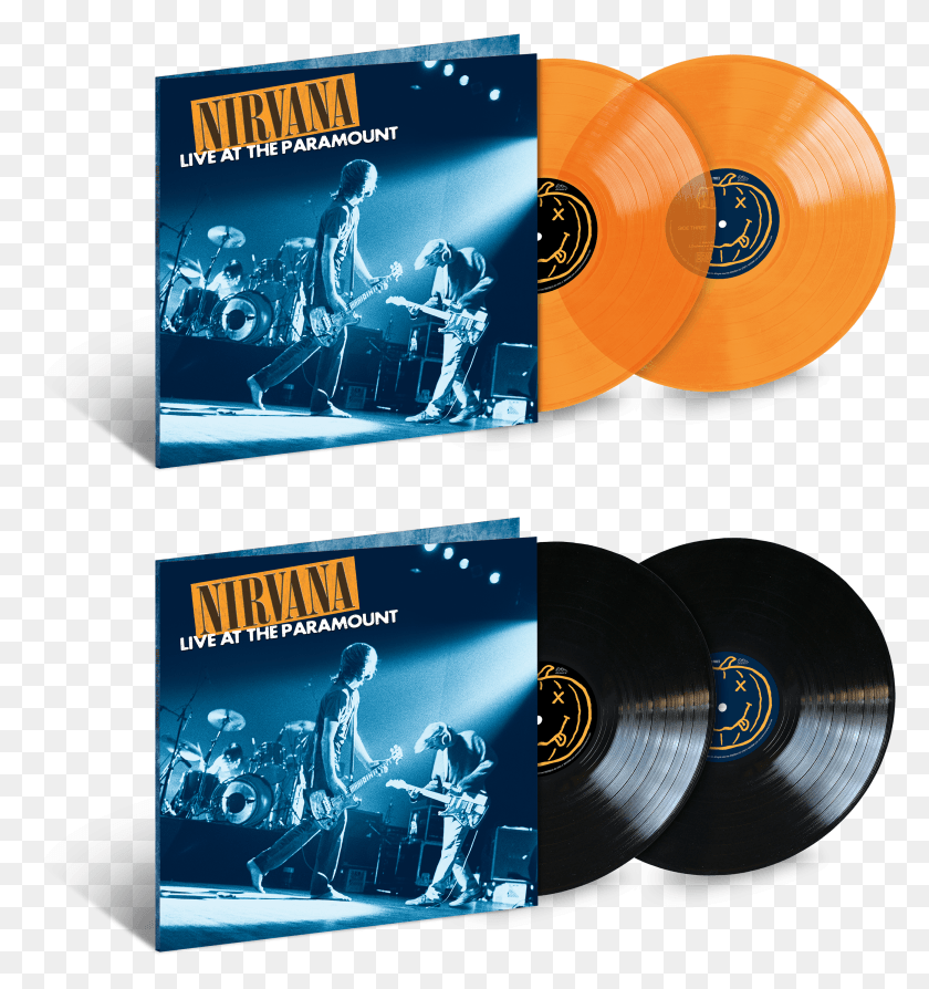 2602x2785 Descargar Nirvana Live At The Paramount Vinyl Hd Png