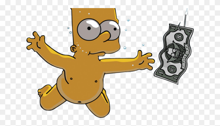 641x423 Nirvana Nevermind Bart Simpson, Leisure Activities, Outdoors, Guitar HD PNG Download