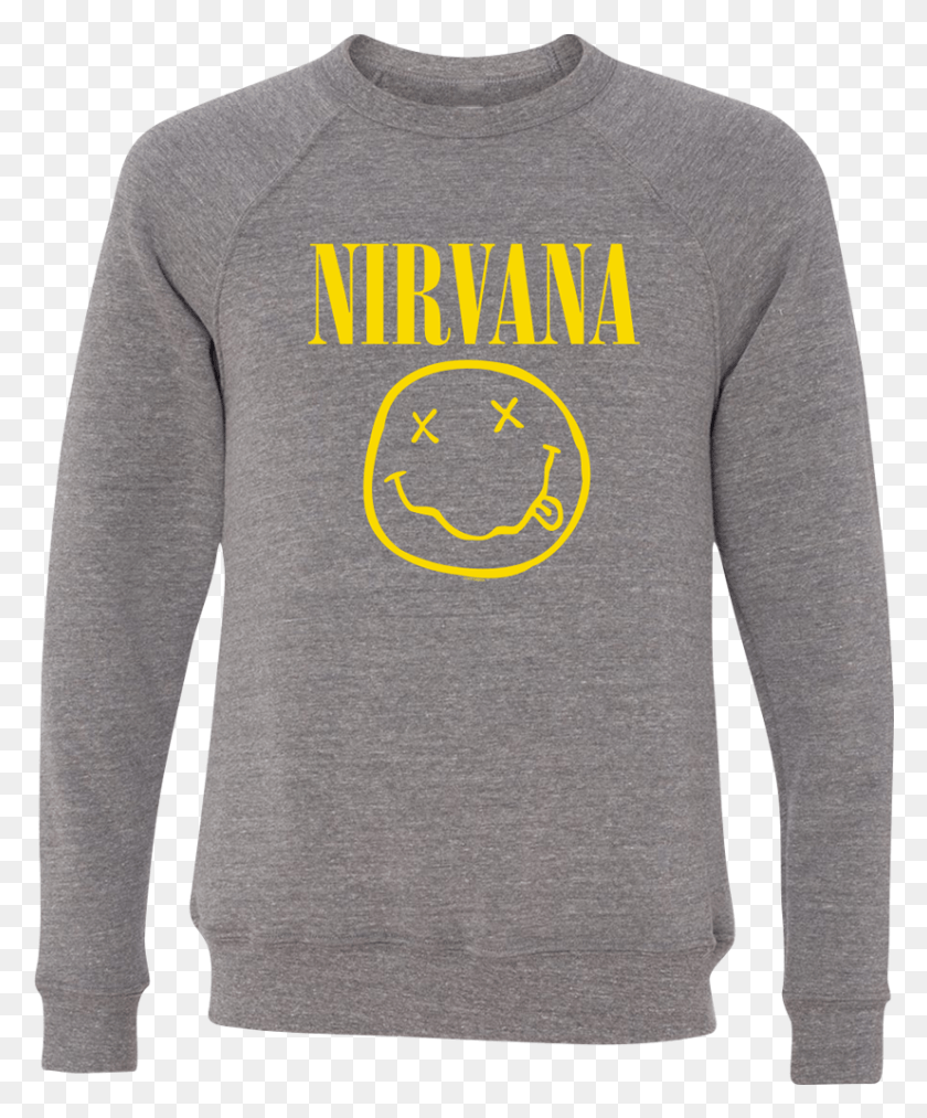 826x1010 Nirvana On Twitter Nirvana Smiley, Sleeve, Clothing, Apparel HD PNG Download