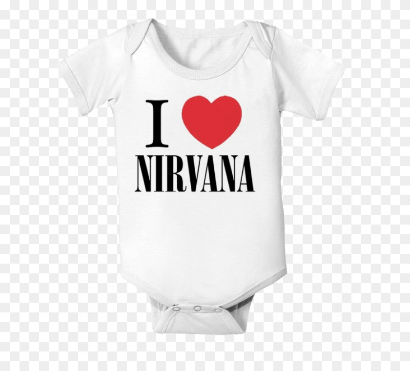 607x700 Nirvana Onesie Baby Creeper Love Nirvana In Utero, Одежда, Одежда, Футболка Png Скачать