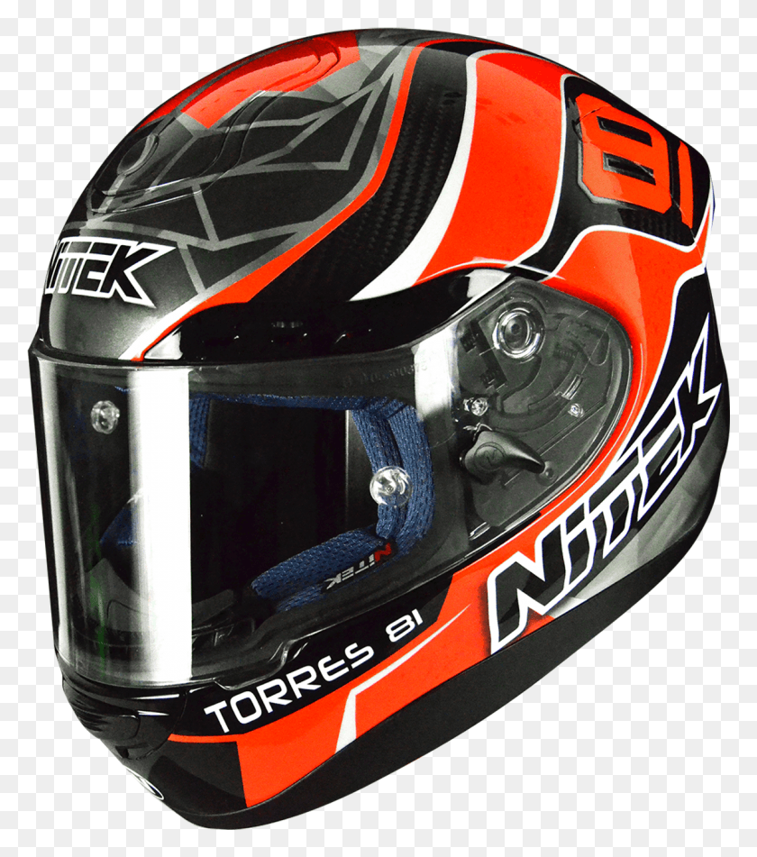 1134x1296 Nitek P1 Torres 81 Racing Helmets Motorcycle Helmets, Clothing, Apparel, Helmet HD PNG Download