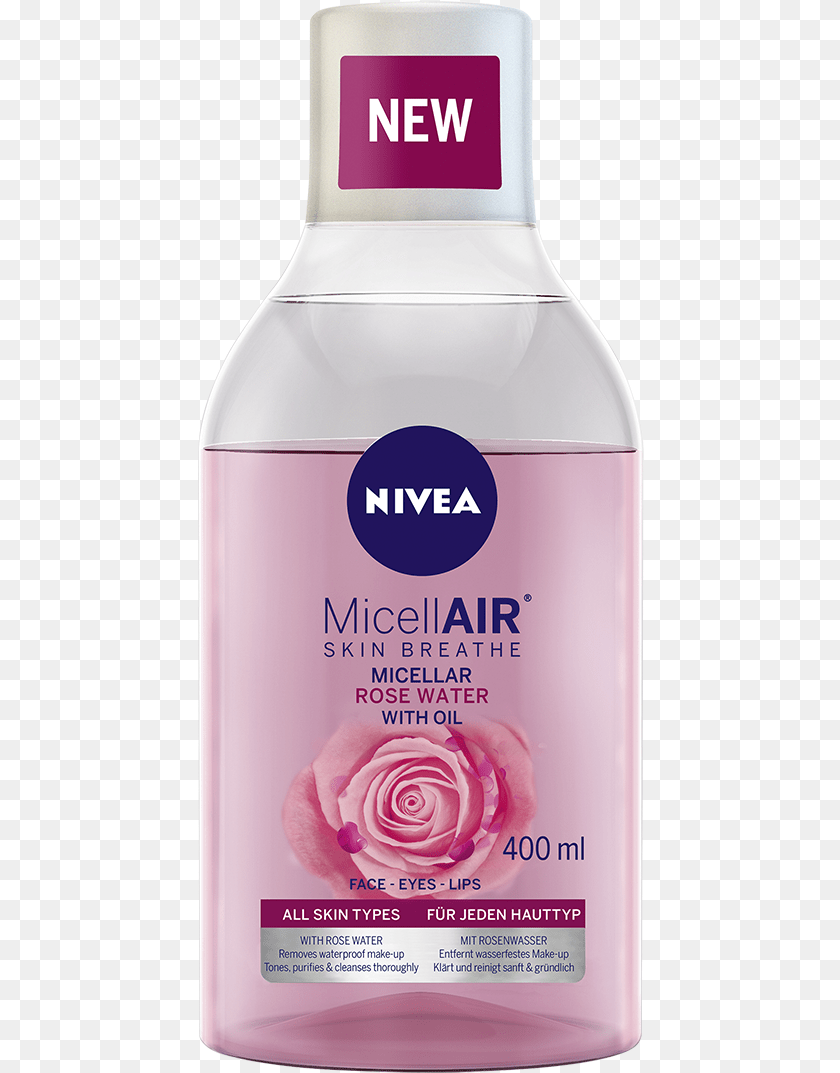 447x1073 Nivea, Bottle, Flower, Lotion, Plant Transparent PNG