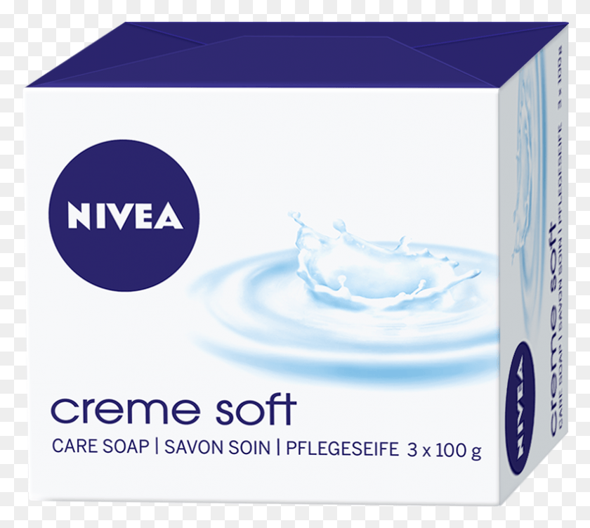 790x700 Nivea Creme Soft Cream Soap, Text, Label, Paper HD PNG Download