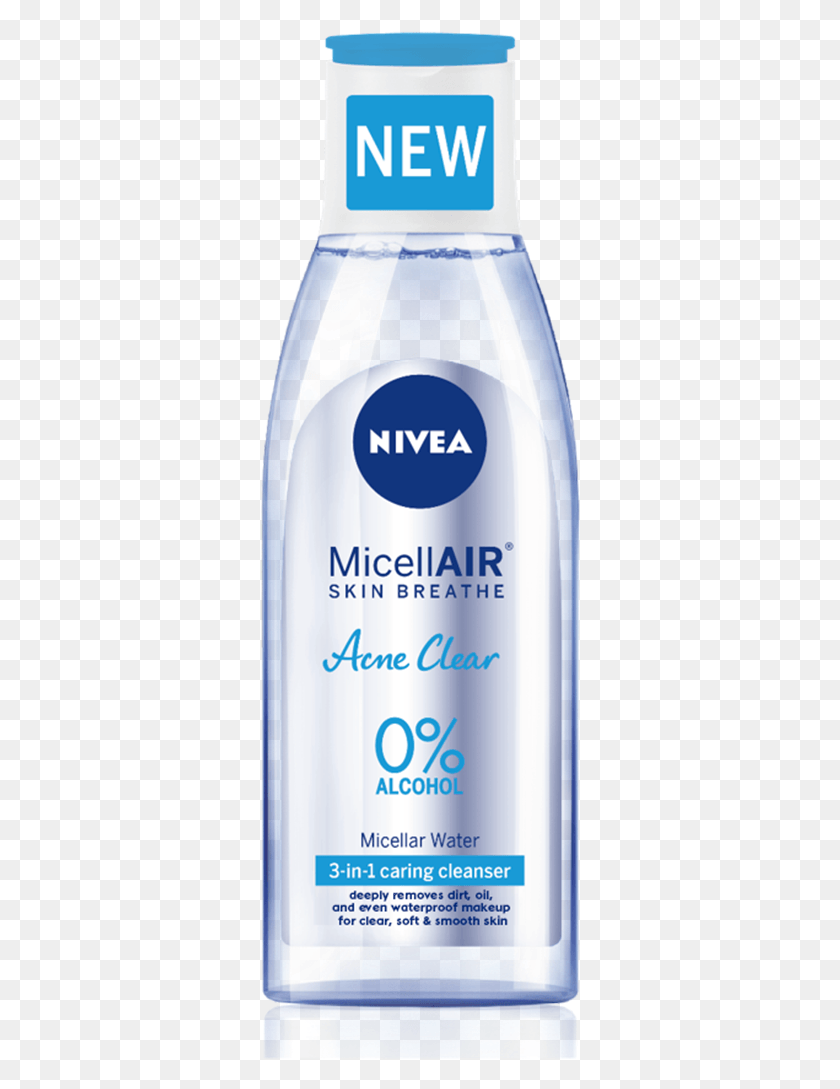320x1029 Nivea Micellar Water Acne Clear, Бутылка, Алюминий, Олово Png Скачать