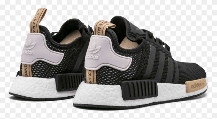 794x411 Nmd Adidas Nmd Black And Gold, Clothing, Apparel, Shoe HD PNG Download