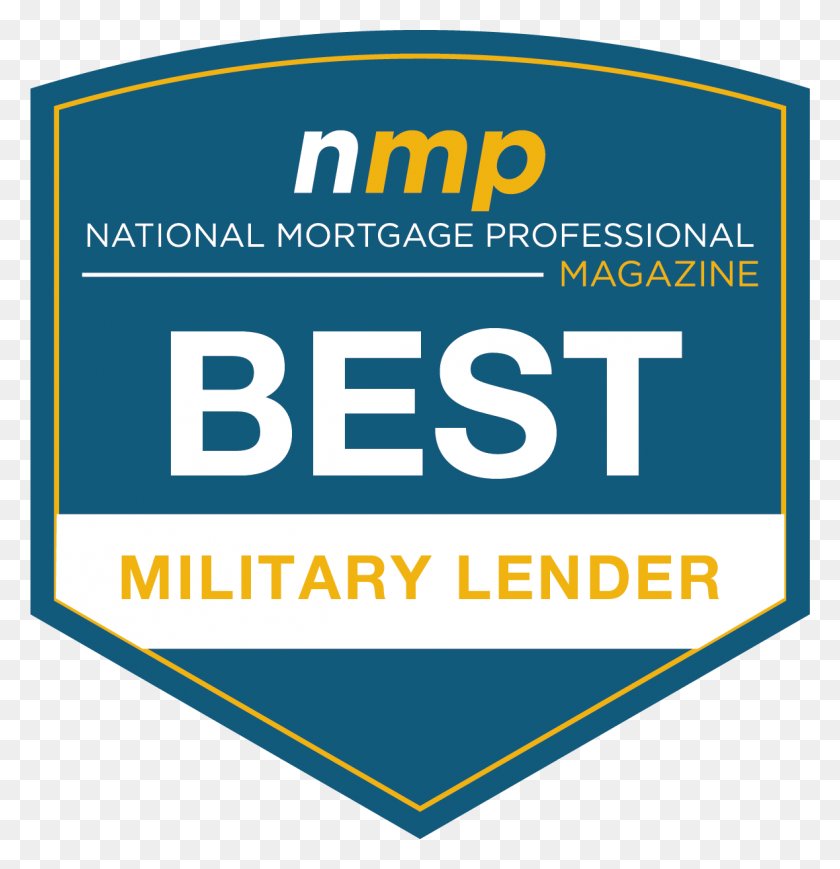 1179x1224 Nmp Magazine Best Military Lender Award Graphic Design, Label, Text, Logo HD PNG Download