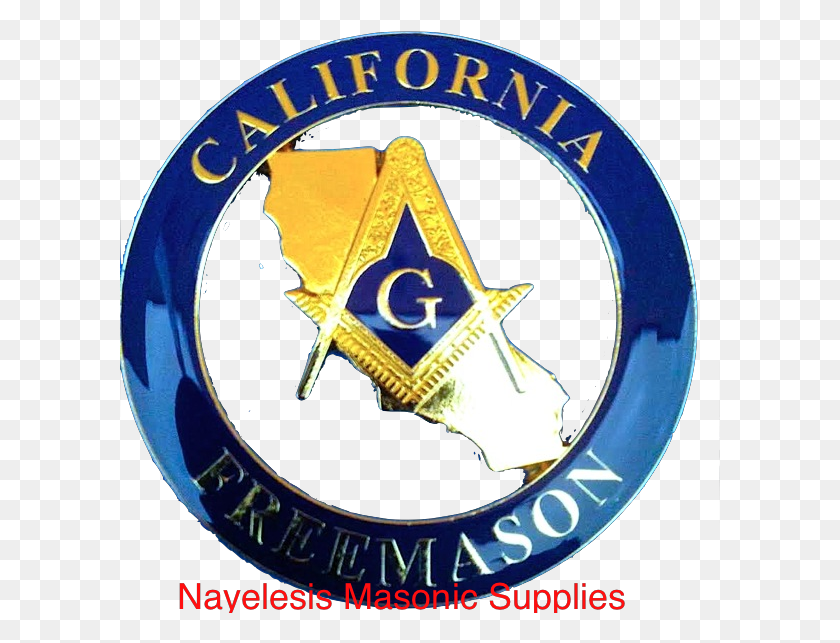 601x583 Nms California Freemason Alloy Zinc Cut Out Car Emblem Majlis Bandaraya Miri Logo, Symbol, Trademark, Poster Hd Png Скачать