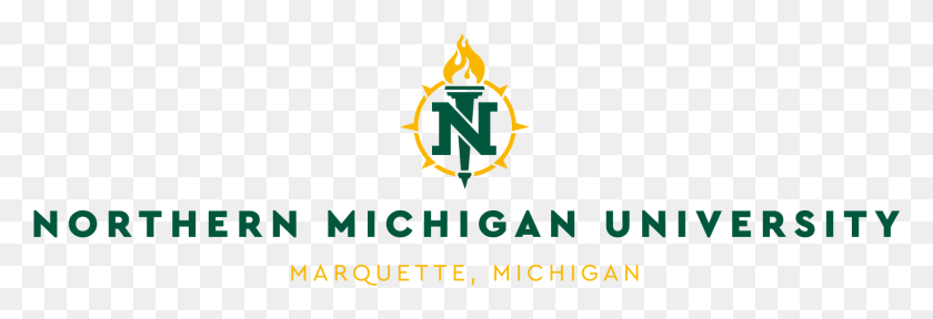 1521x446 Nmu Updated Logo Northern Michigan University Logo, Light, Torch, Symbol HD PNG Download
