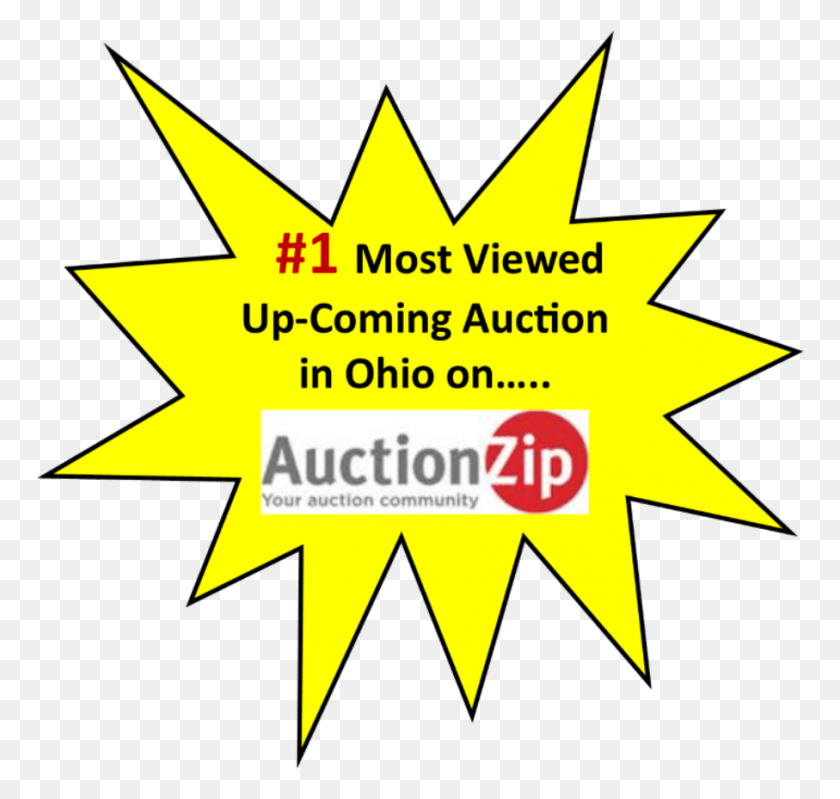 768x739 No 1 In Ohio Auction Zip Circle, Outdoors, Nature, Star Symbol HD PNG Download