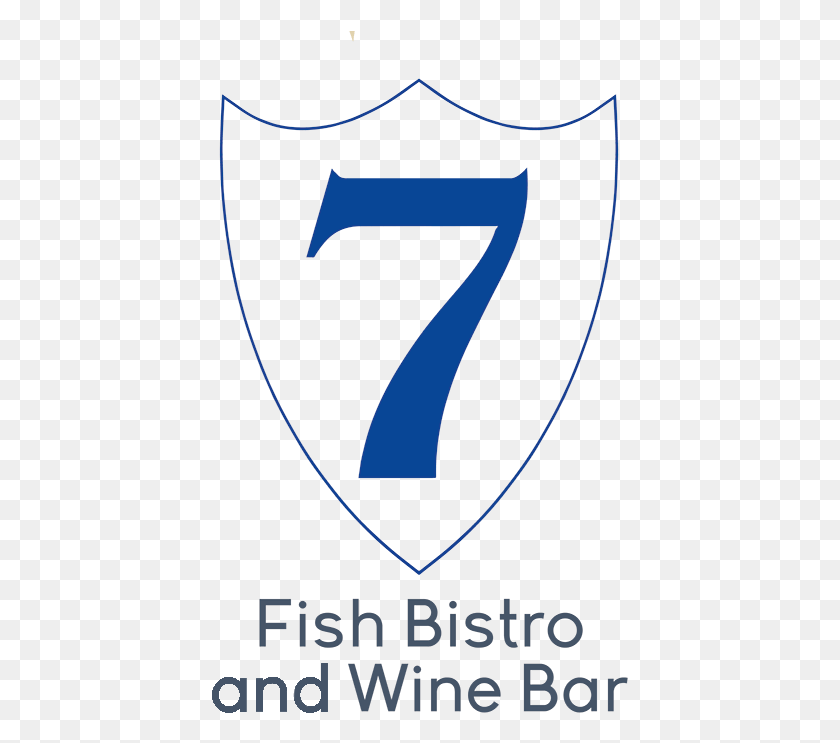 417x683 No 7 Fish Bistro Emblema, Número, Símbolo, Texto Hd Png