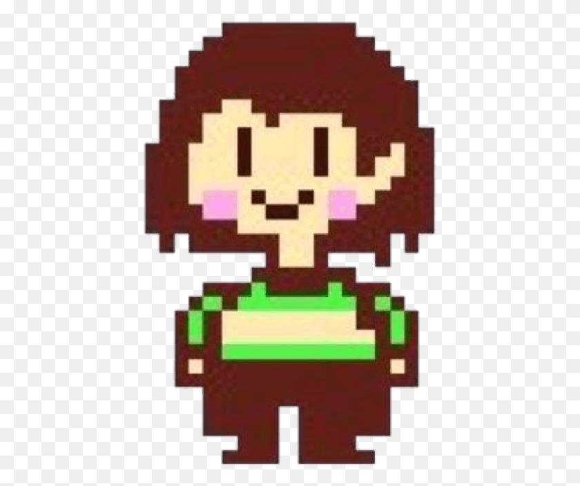 425x644 No Caption Provided Chara Undertale Game, Rug, Minecraft, Pac Man HD PNG Download