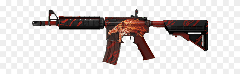 618x199 No Caption Provided M4 A1 Ics Sportline, Gun, Weapon, Weaponry HD PNG Download