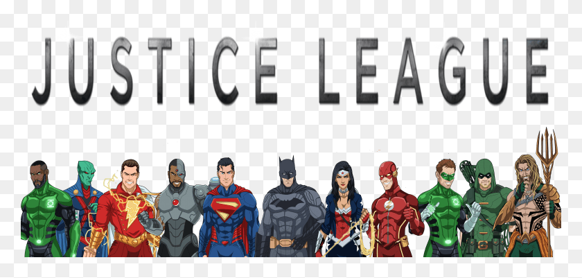 5917x2587 No Caption Provided Personajes Liga De La Justicia Comic Dc HD PNG Download