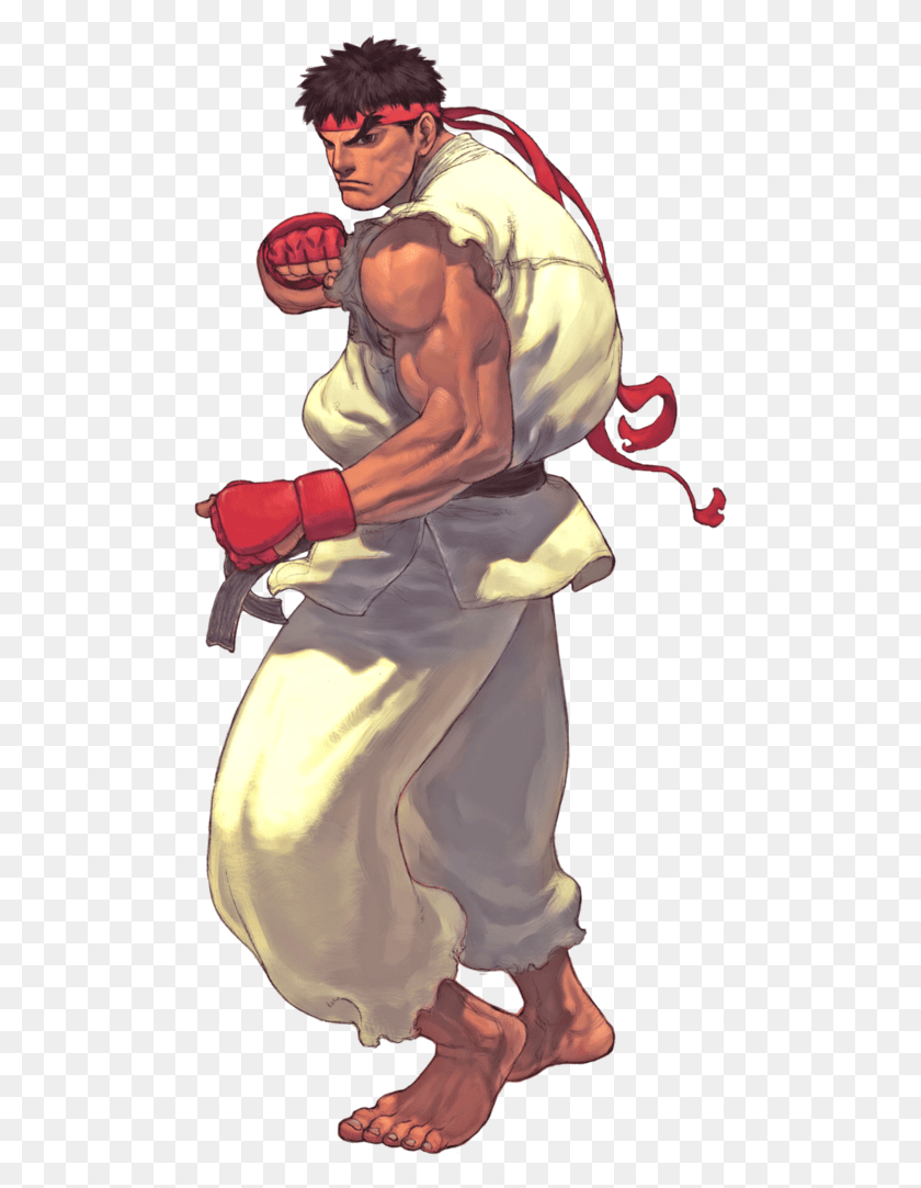 488x1023 No Caption Provided Street Fighter Iii 3rd Strike Ryu, Person, Human, Sport HD PNG Download