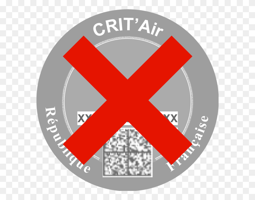 600x600 No Crit39air Vignette France Vignette Crit Air, Text, Logo, Symbol HD PNG Download